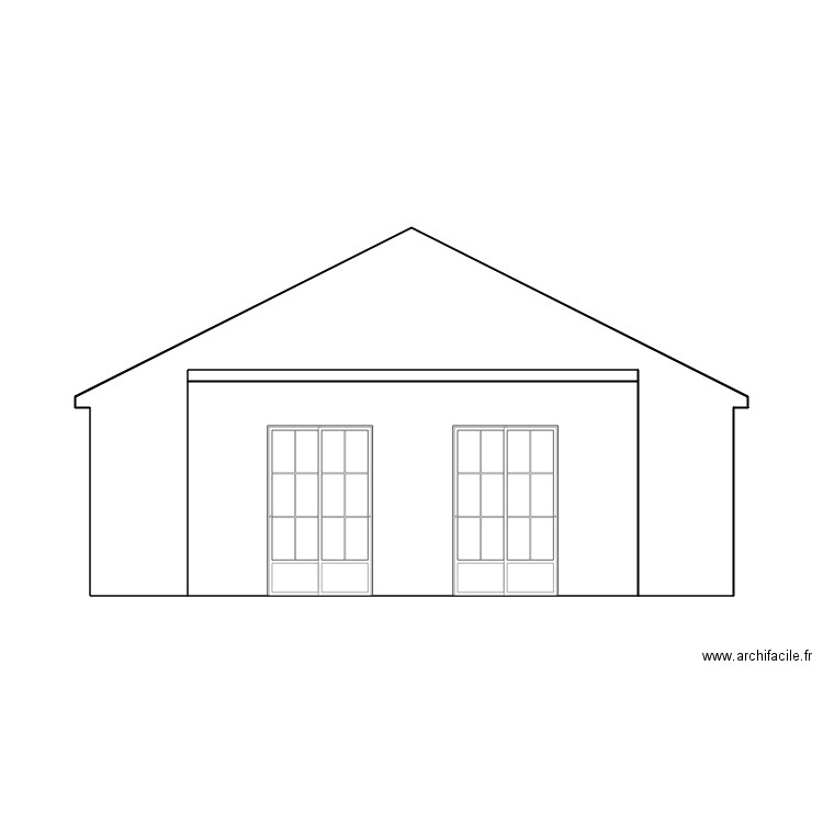 projet 123. Plan de 3 pièces et 33 m2