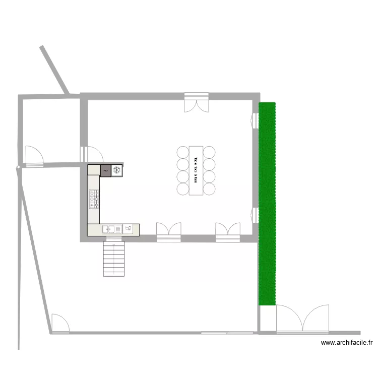 grange . Plan de grange . Plan de