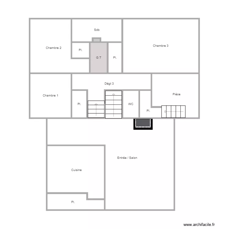 DELOM RDJ R1. Plan de 