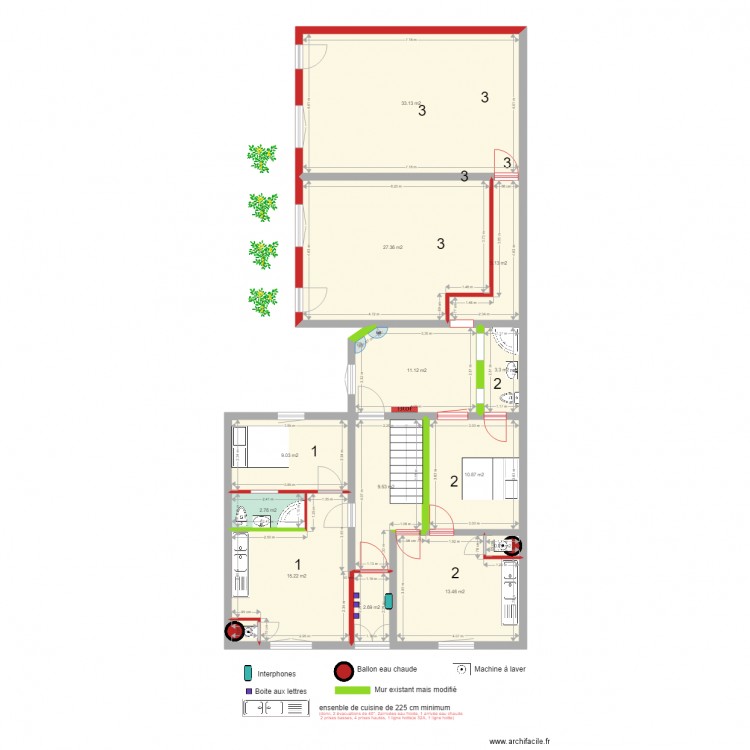 BASE LA SALLE projections 1 . Plan de 0 pièce et 0 m2