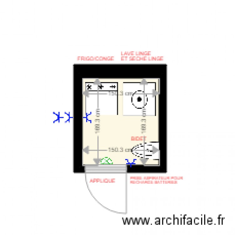 BUANDERIE 2 ELEC . Plan de 0 pièce et 0 m2