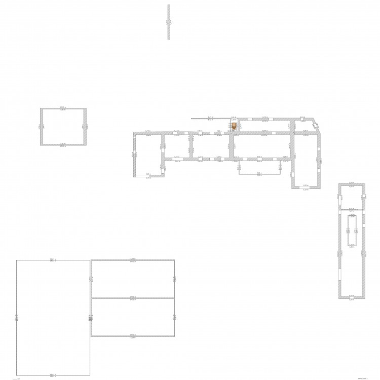 Bâtiments rénovés. Plan de 0 pièce et 0 m2