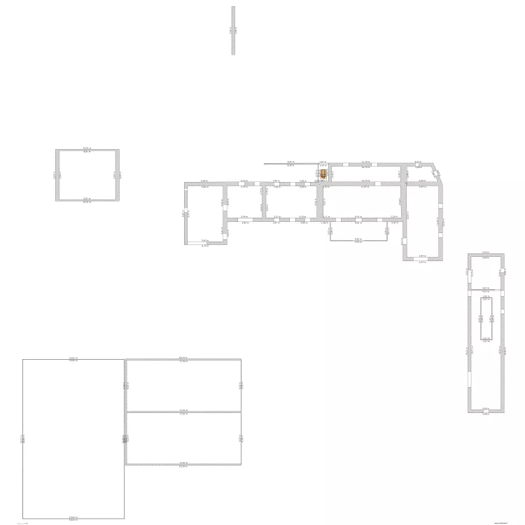 B&acirc;timents r&eacute;nov&eacute;s. Plan de 