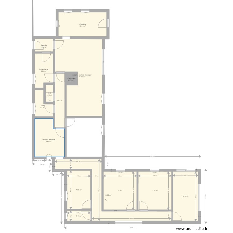 3e projet 21112018. Plan de 0 pièce et 0 m2