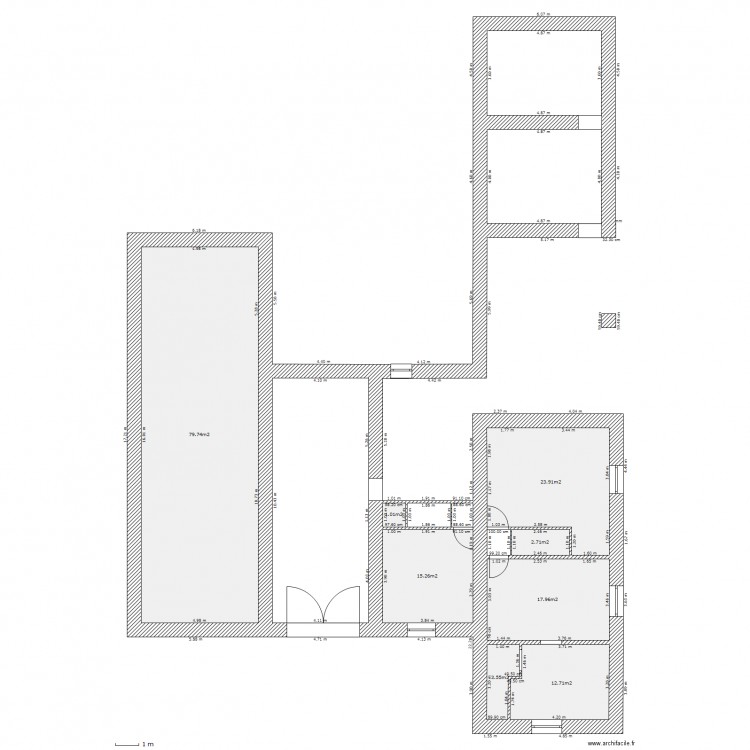 Cotes ET1. Plan de 0 pièce et 0 m2