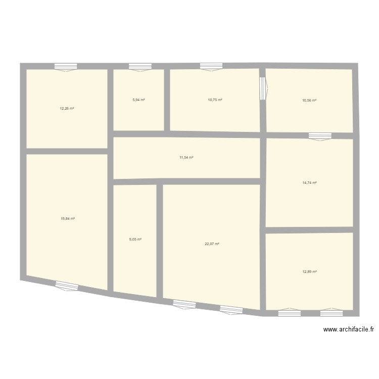 1er fond de base. Plan de 0 pièce et 0 m2