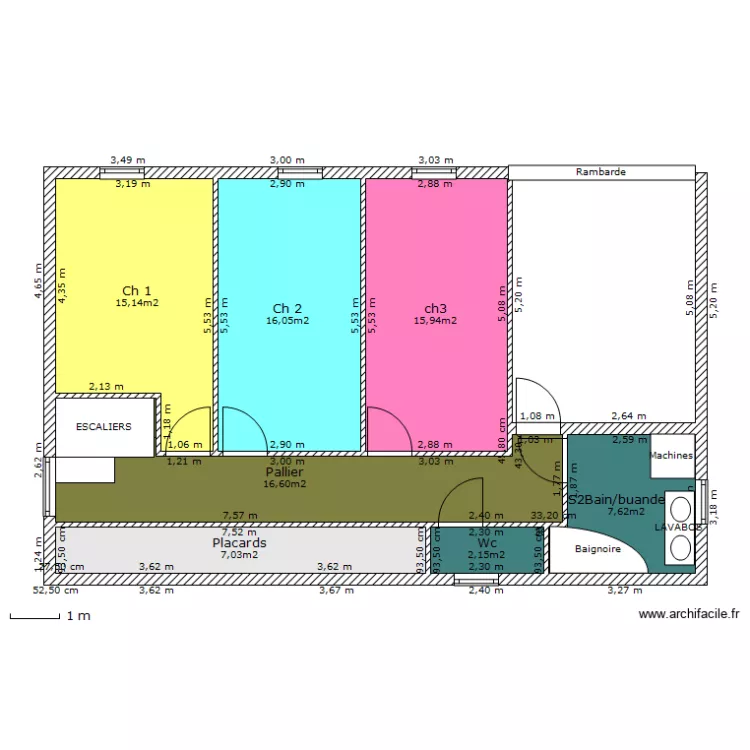 etage complet. Plan de etage complet. Plan de