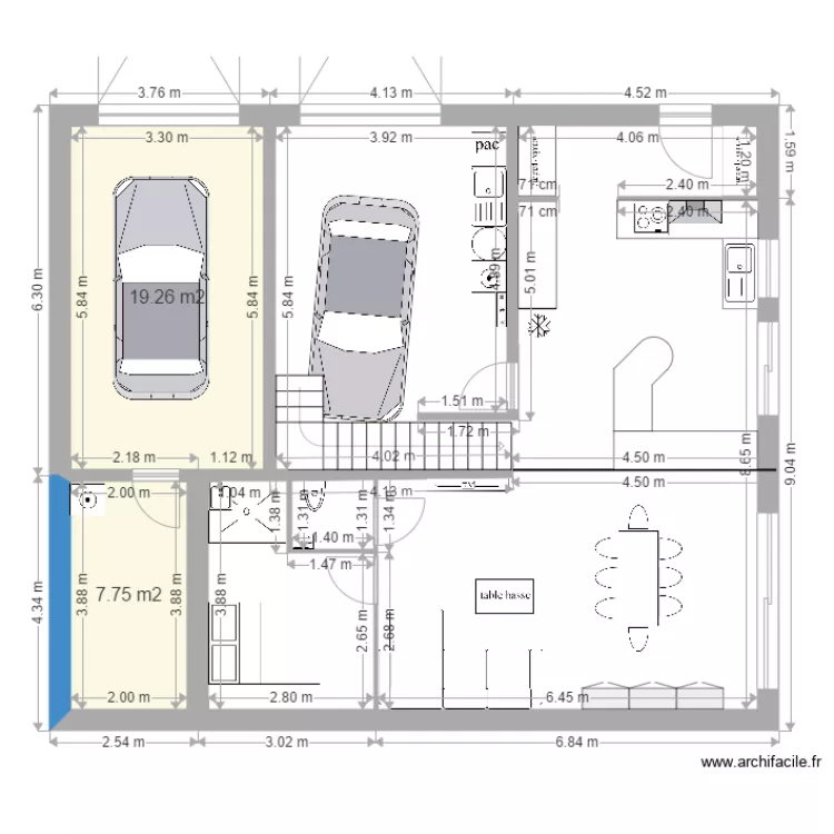 rch 25 bis  ch . Plan de 