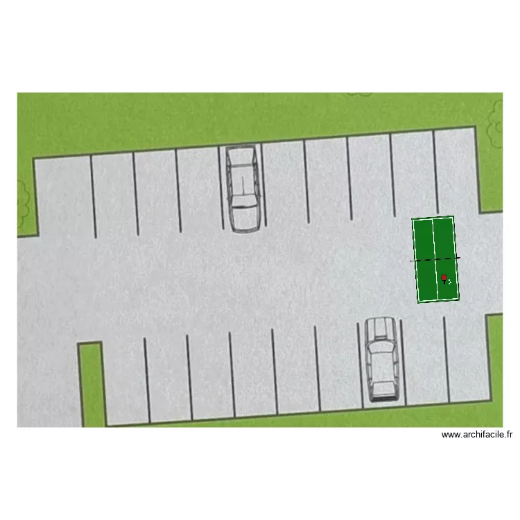Parking Mairie. Plan de 