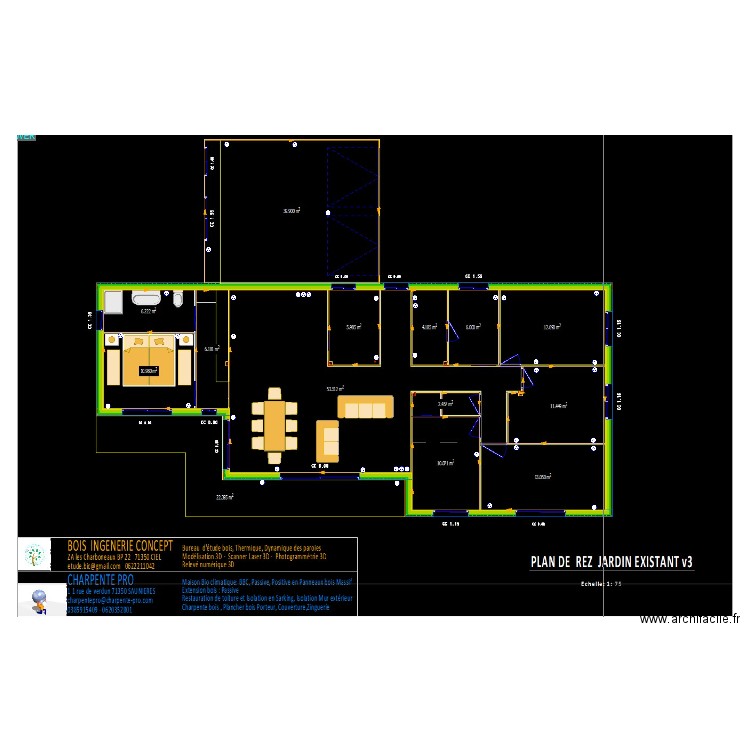 Colin circuit prises. Plan de 0 pièce et 0 m2