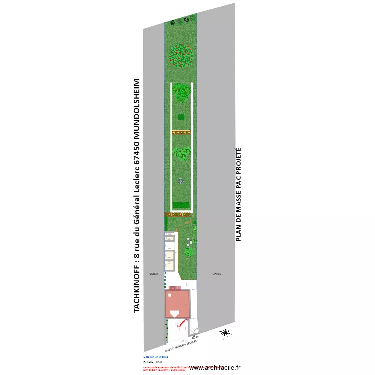 Plan de Masse Leclerc PAC. Plan de 