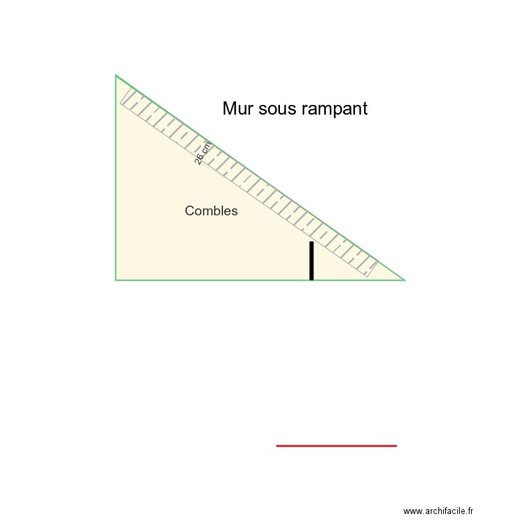 Isolation combles. Plan de 0 pièce et 0 m2