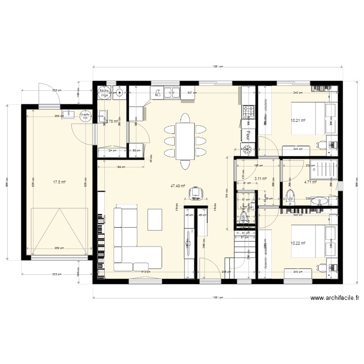 Maison papy mamy . Plan de 0 pièce et 0 m2