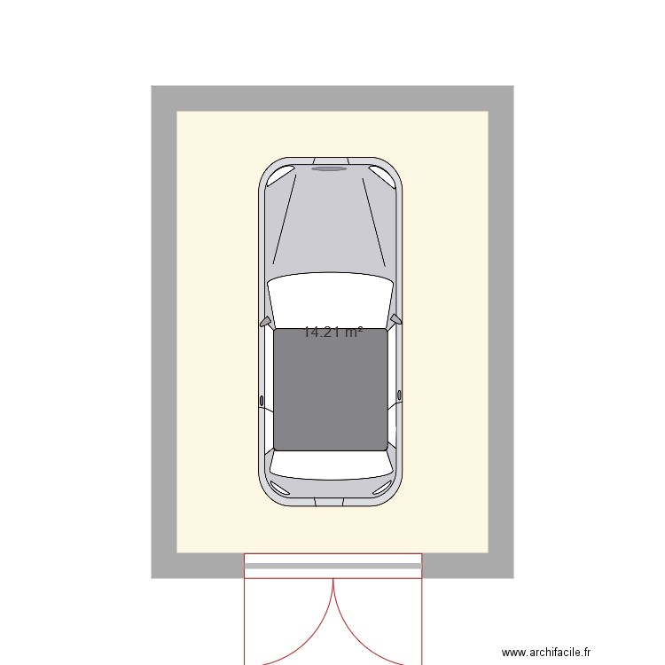 Garage 2cv. Plan de 0 pièce et 0 m2