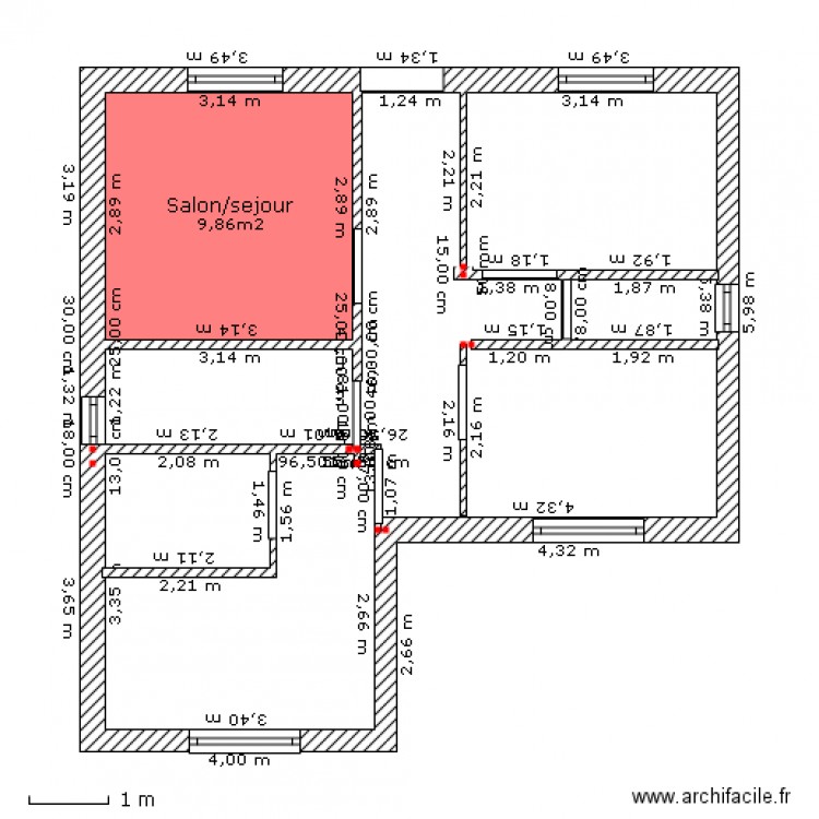 plan N°01. Plan de 0 pièce et 0 m2