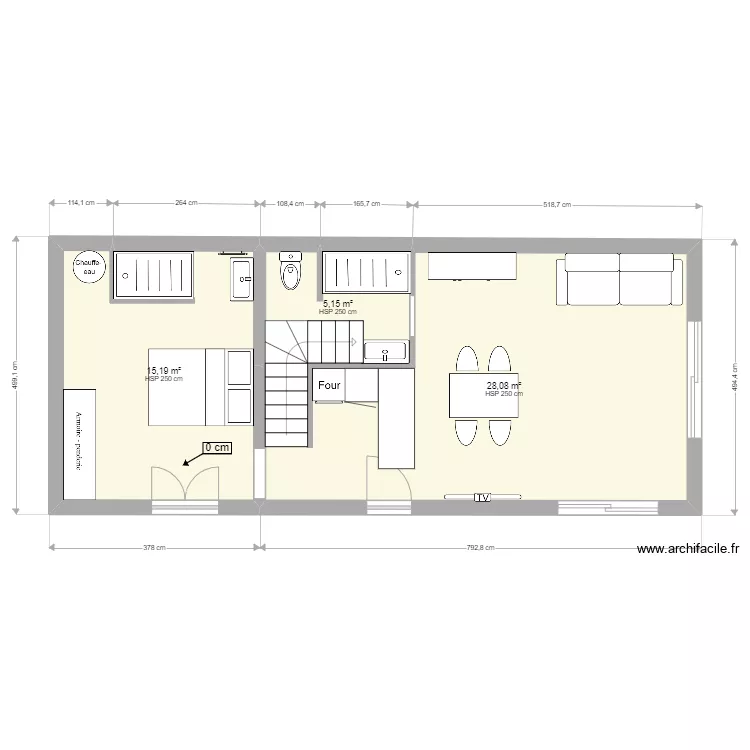 Les Bergeys. Plan de 