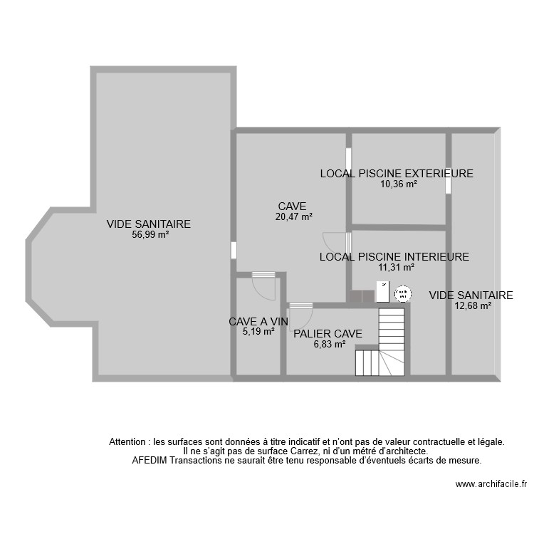 BI 7927 SOUS SOL. Plan de 0 pièce et 0 m2