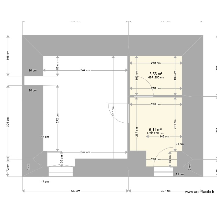 Mordelles - Airbnb. Plan de 0 pièce et 0 m2