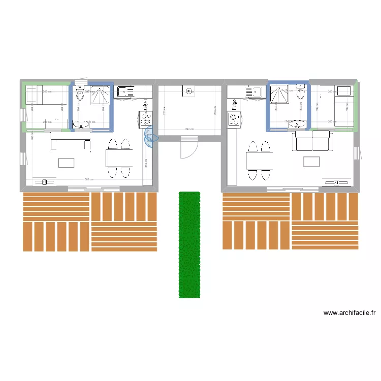 plan 4 personnes autre. Plan de 