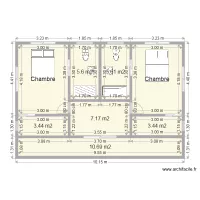 PREMIER ETAGE 2 chambres avec dressing salle de bain et balcon