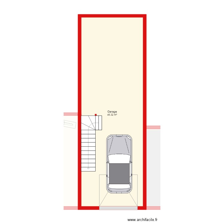 BI1735 niveau 0. Plan de 0 pièce et 0 m2