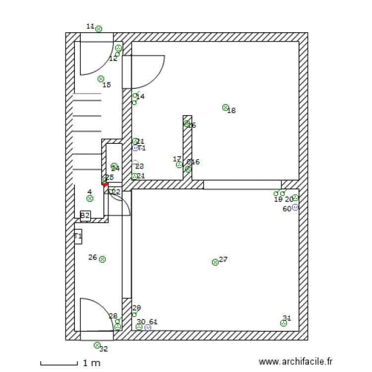 rdc     mickael. Plan de 0 pièce et 0 m2