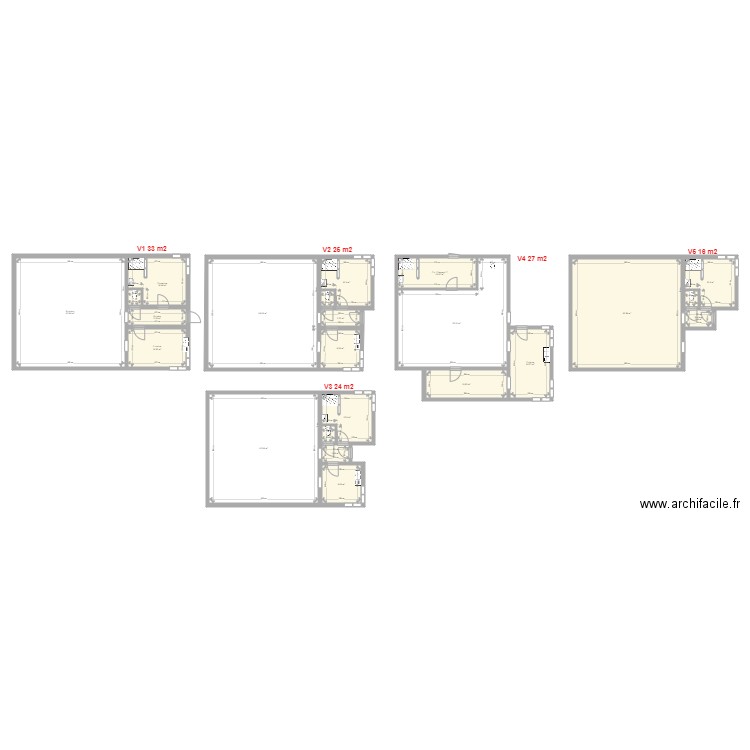 Vila Lili V2 . Plan de 0 pièce et 0 m2