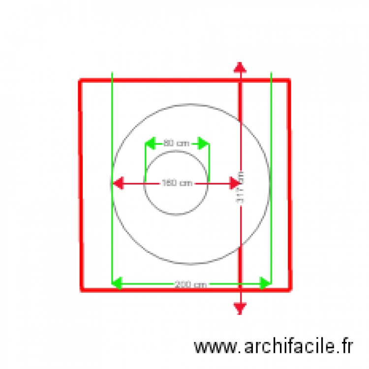 modificiation conduit chaudière . Plan de 0 pièce et 0 m2