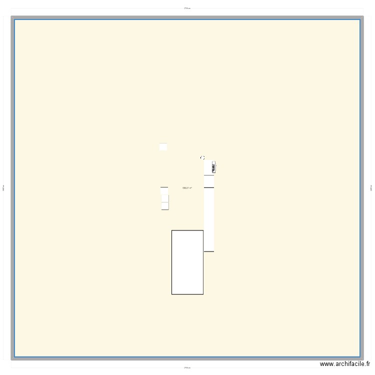 plan fox. Plan de 1 pièce et 690 m2