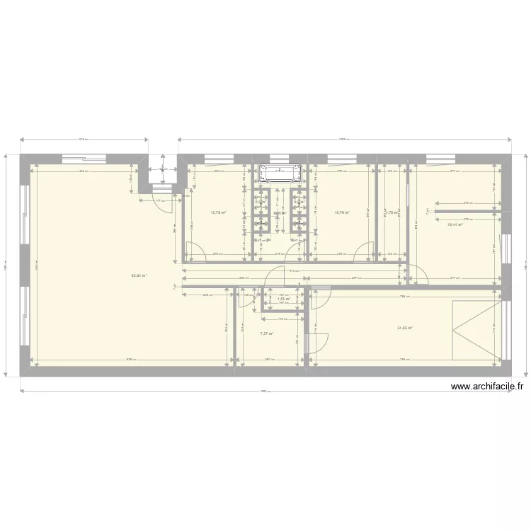 MAISON FABIEN. Plan de 