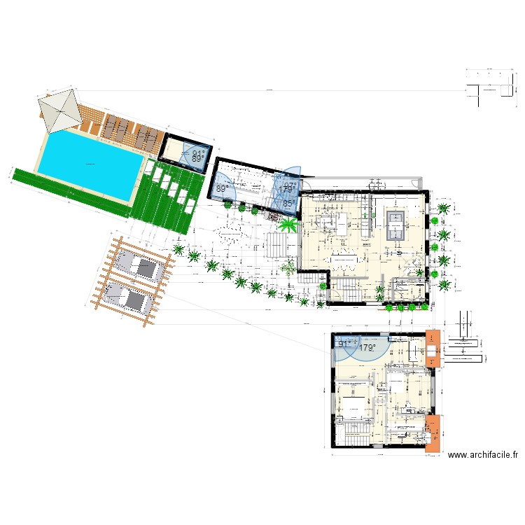 SCI L EMBELLIE 04.10. Plan de 9 pièces et 345 m2