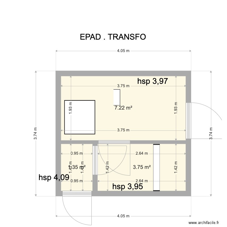 EPAD  TRANSFO  GTNC. Plan de 0 pièce et 0 m2