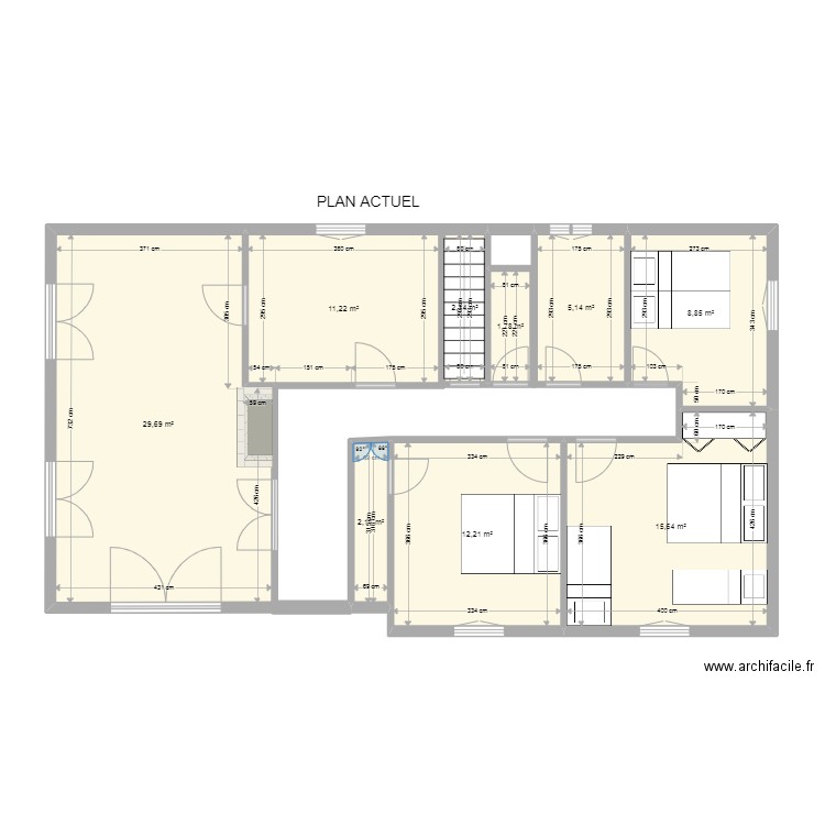 ST SYMPHORIEN COTé. Plan de 9 pièces et 89 m2