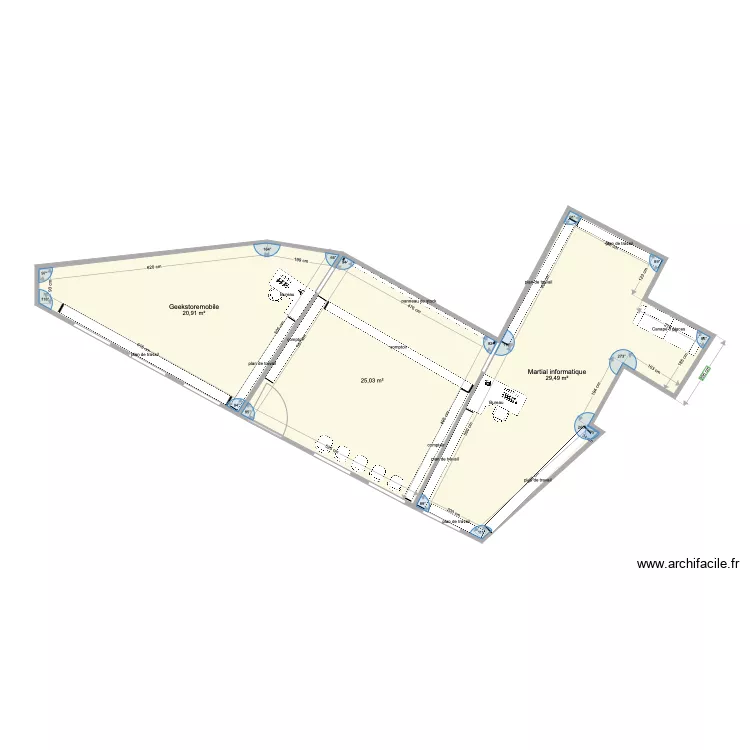 nouveau martial informatique et geekstoremobile. Plan de 