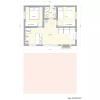 Plan maison 7a2li 48m2 type 1