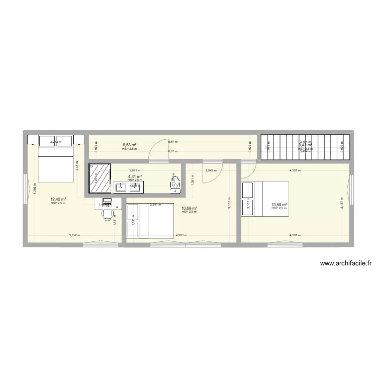 11 Berthoud Annexe 1 Premier. Plan de 