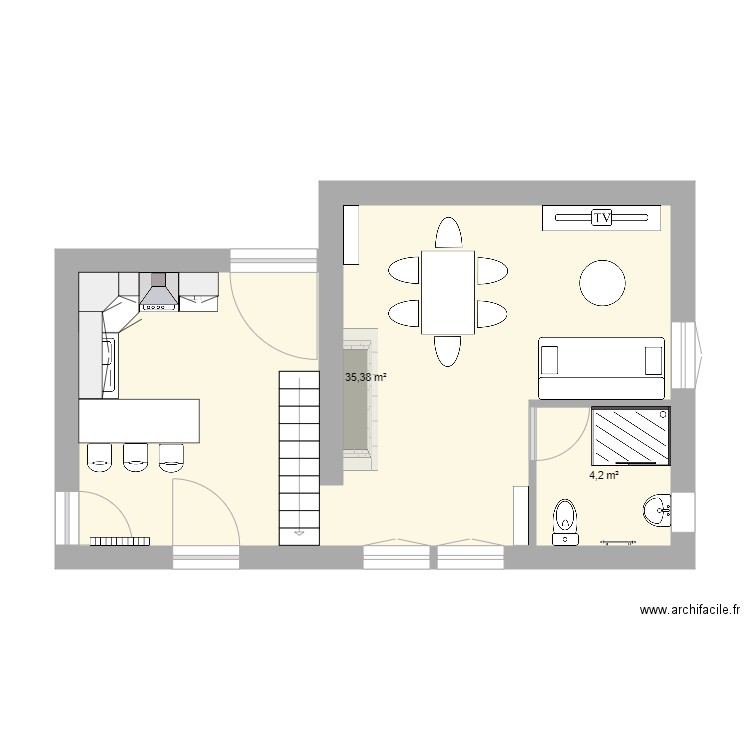 maison gigny. Plan de 0 pièce et 0 m2