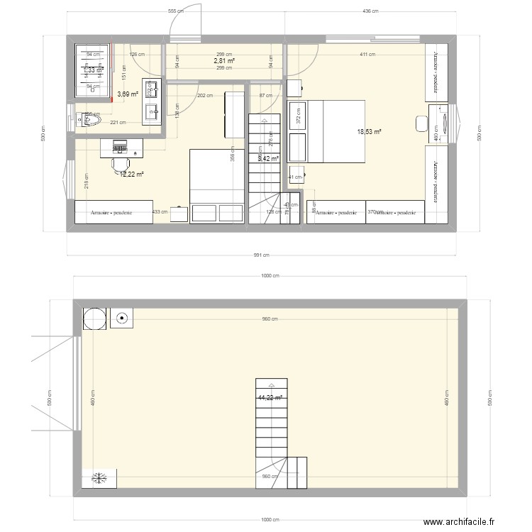 plan guiscriff extention. Plan de 0 pièce et 0 m2