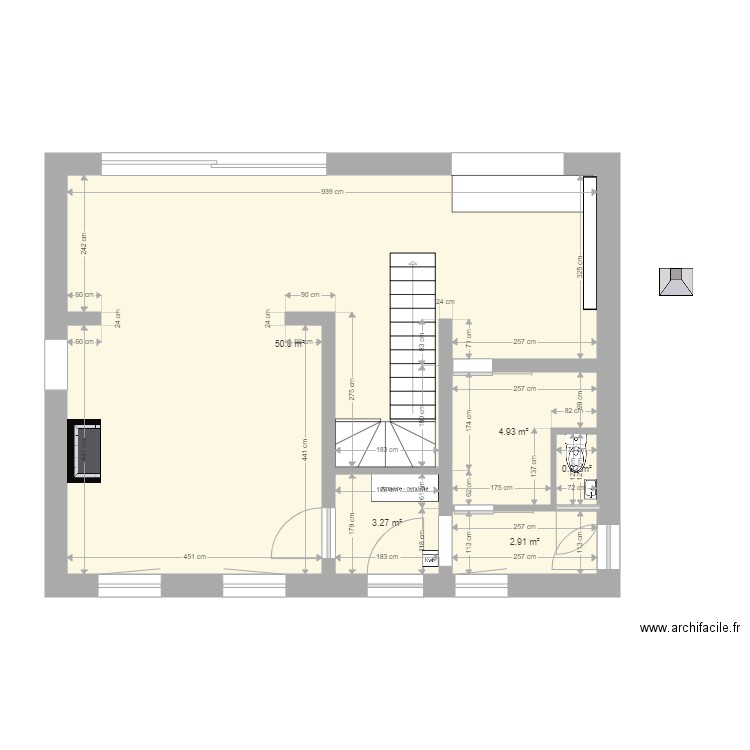 plan maison  RDC 2 Vierge . Plan de 0 pièce et 0 m2