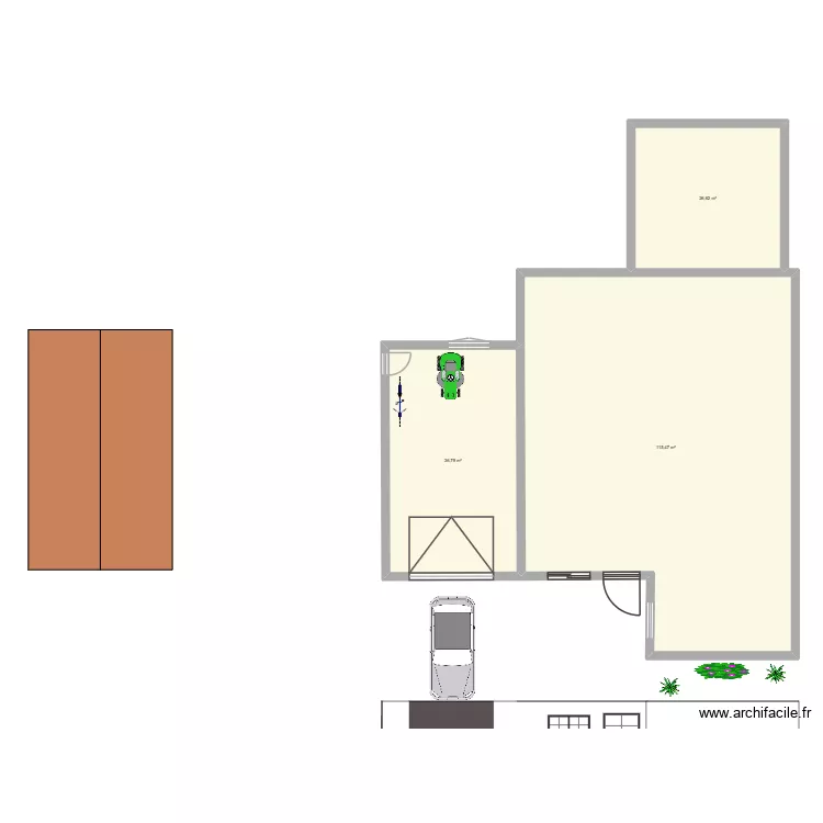 garage. Plan de 3 et 179 m² garage. Plan de 3 et 179 m²