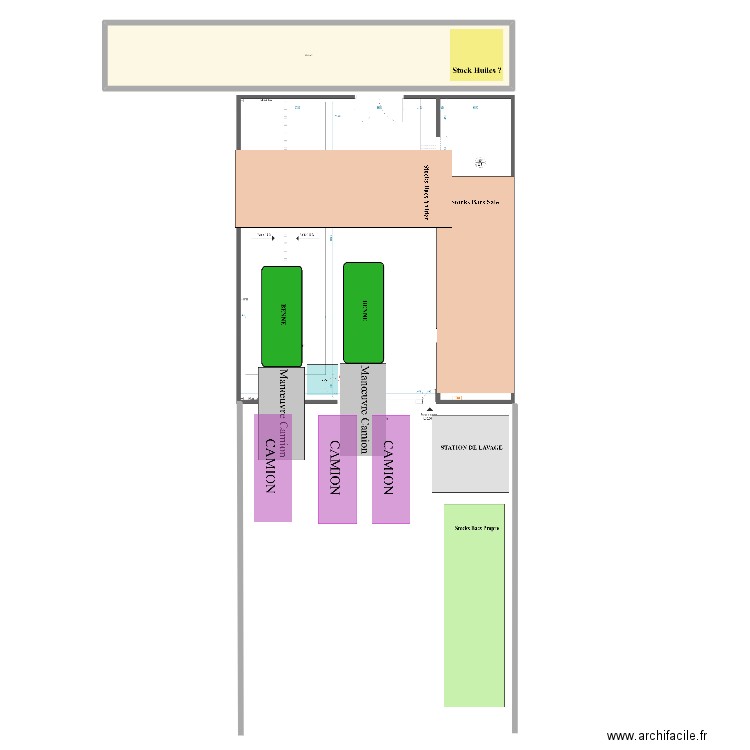 Fauve 2. Plan de 1 pièce et 104 m2