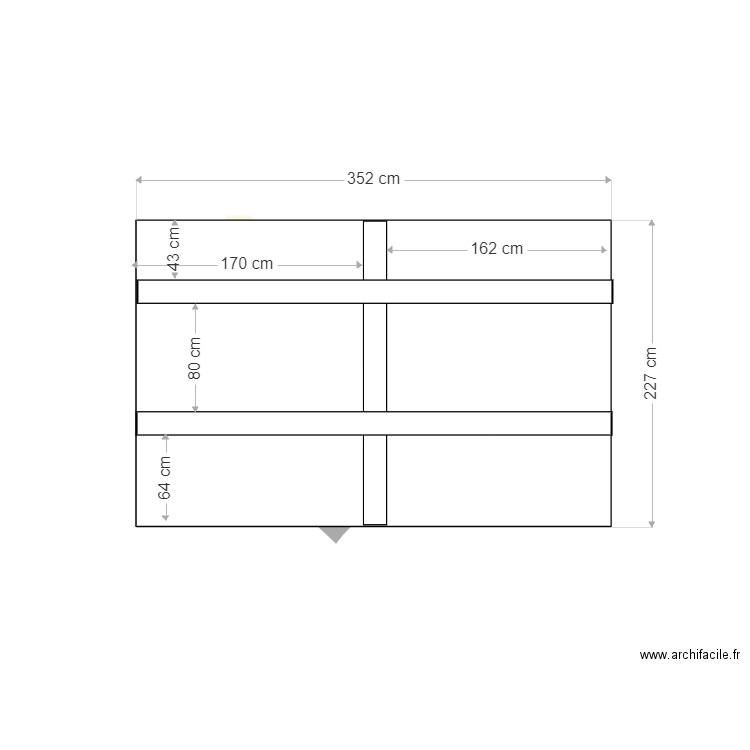 trémie salle de détente . Plan de 0 pièce et 0 m2