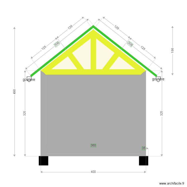 garageface nord 1333. Plan de 0 pièce et 0 m2