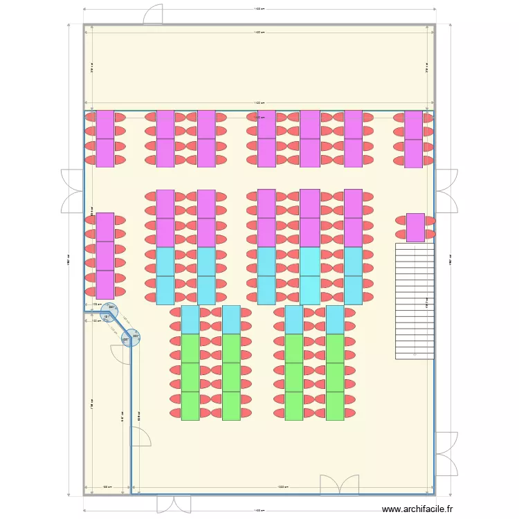 salle paradisio. Plan de salle paradisio. Plan de