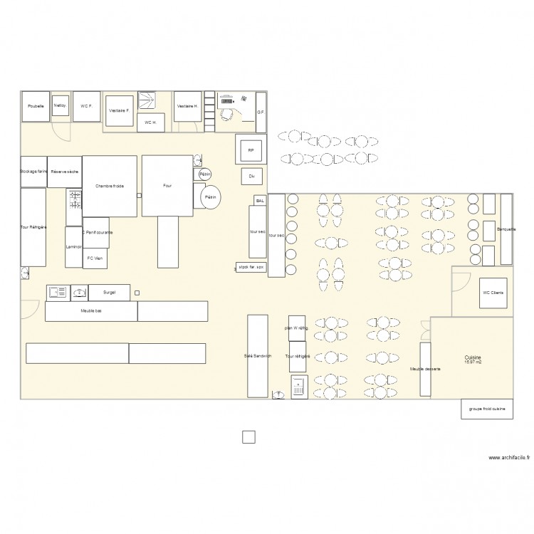 St herblain modif 2. Plan de 0 pièce et 0 m2