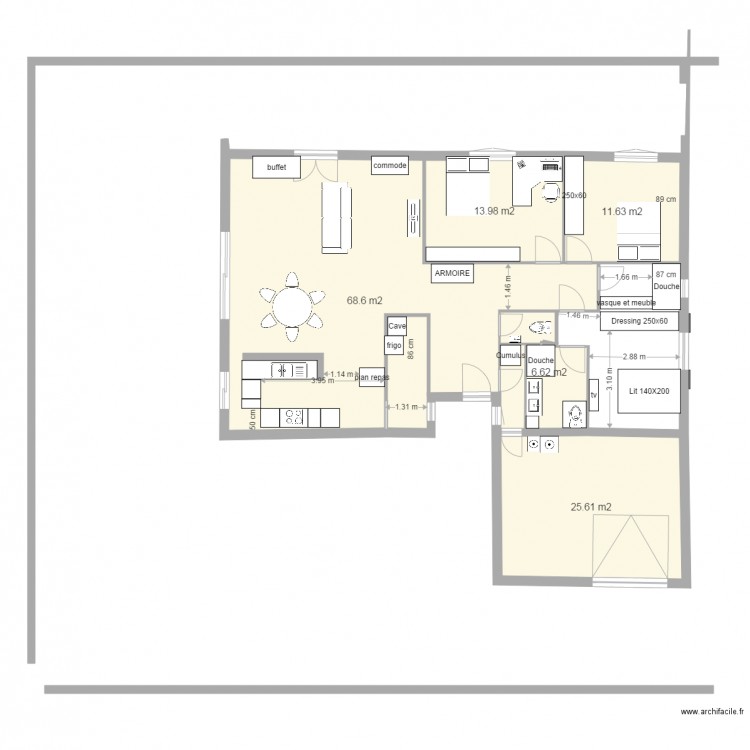  maison terrain ESPONDEILHAN LEV ANT. Plan de 0 pièce et 0 m2