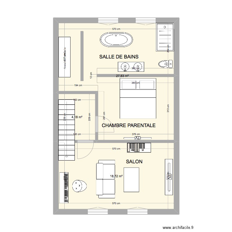 1er étage chassy. Plan de 0 pièce et 0 m2