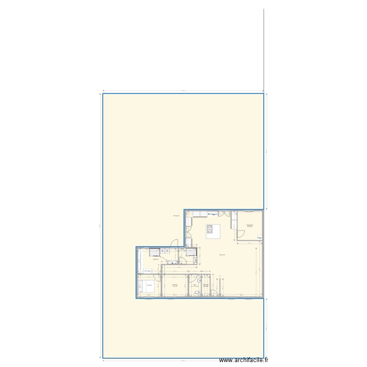 future maison. Plan de 0 pièce et 0 m2