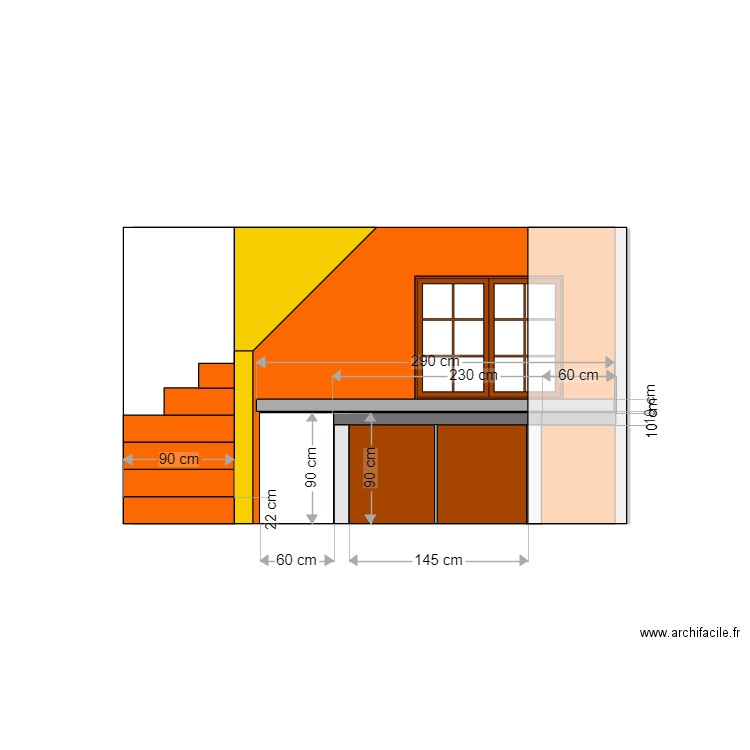 cosinha. Plan de 0 pièce et 0 m2