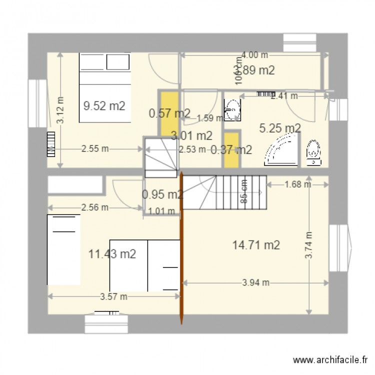 grange V19 1 er étage 3 nov. Plan de 0 pièce et 0 m2